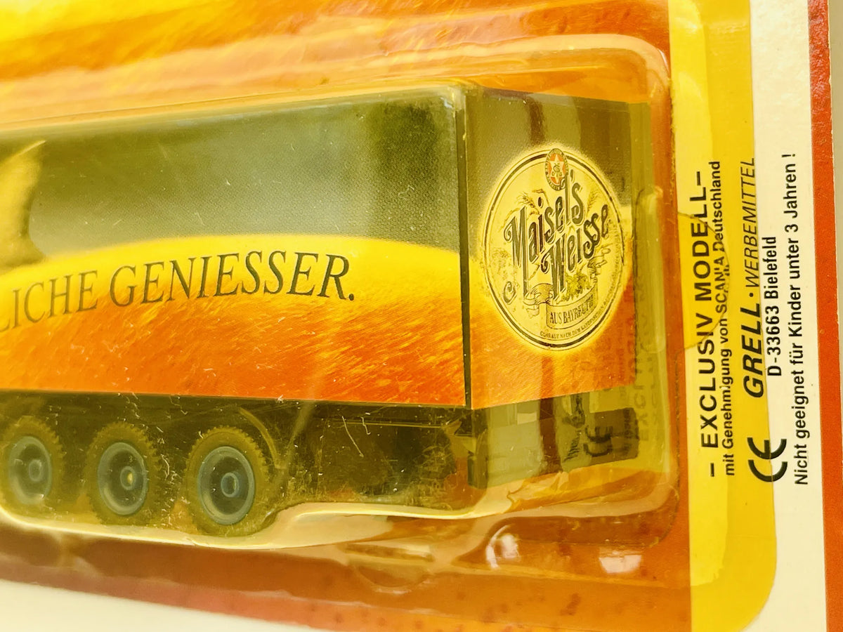 Ciągnik Siodłowy Grell 2001 1:87 Maisel's Weisse Blister Granatowy – zdjęcie 3