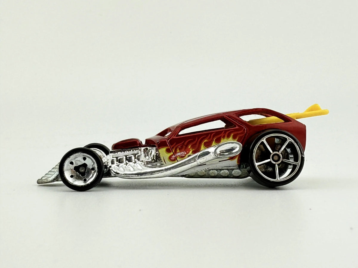 SURF CRATE, Hot Wheels 1999-11, Die cast C43, Czerwony, 1:64, Resoraki – zdjęcie 3