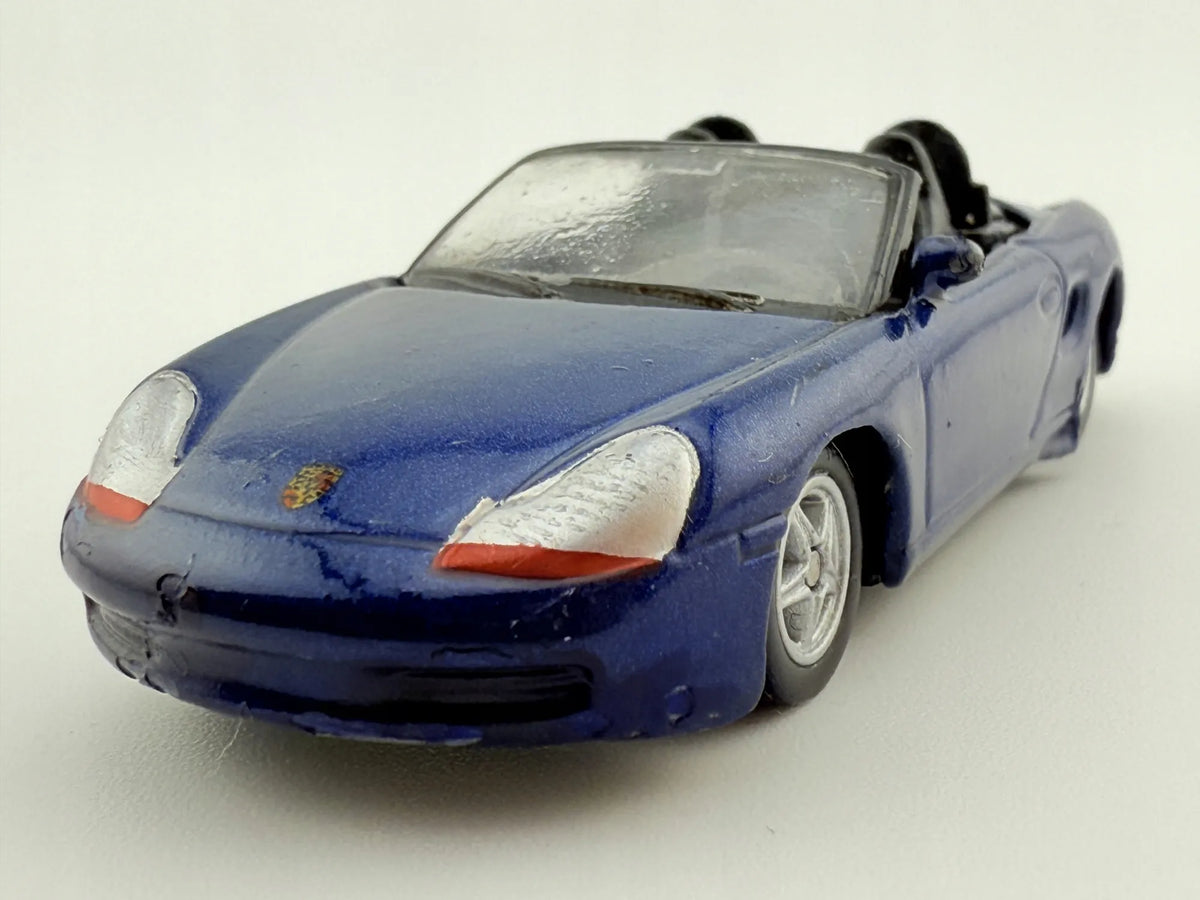 Porsche Boxster 986 Fresh Metal Maisto Niebieski 1:64 – zdjęcie 3