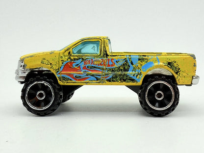 Ford F-150 Hot Wheels Żółty 1:64 – zdjęcie 3