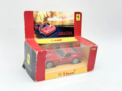FERRARI 250 GTO, Shell V-Power, Vrroom, Die cast AZ0769TO, Czerwony, 1:38 – zdjęcie 3