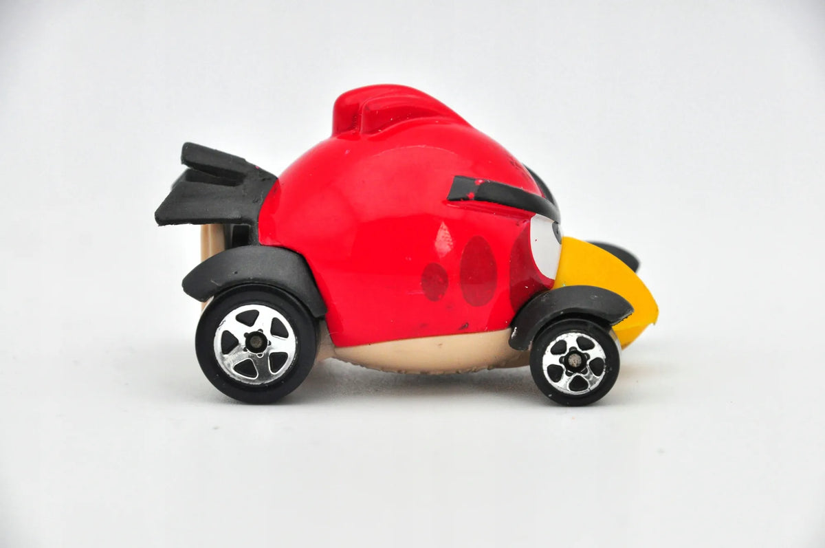 ANGRY BIRDS CAR, Rovio, Mattel 2012, Resoraki, Die cast V5355 Czerwony 1:64 – zdjęcie 3