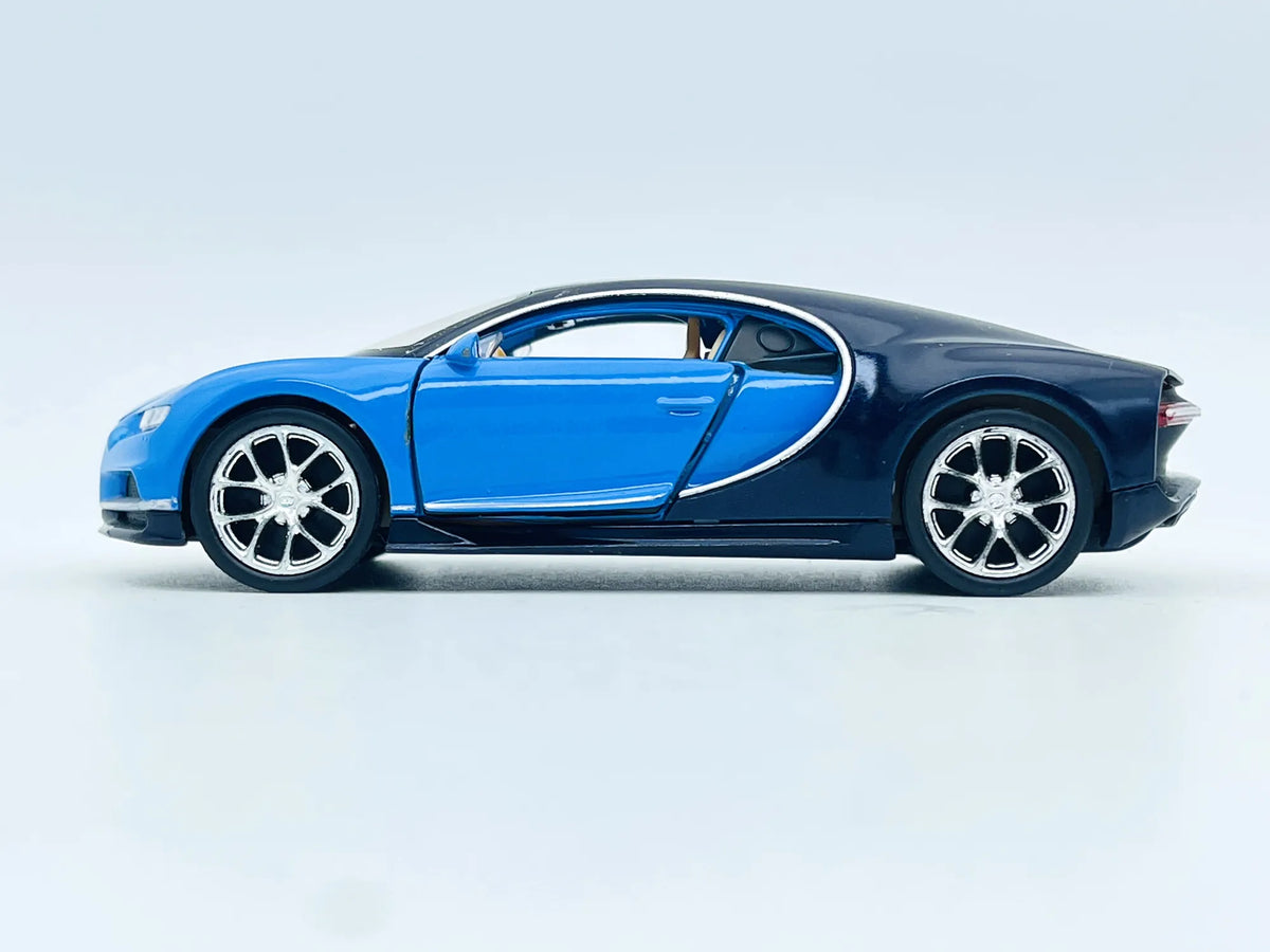 Bugatti Chiron, Welly, resoraki, die cast, 1:60 – zdjęcie 3
