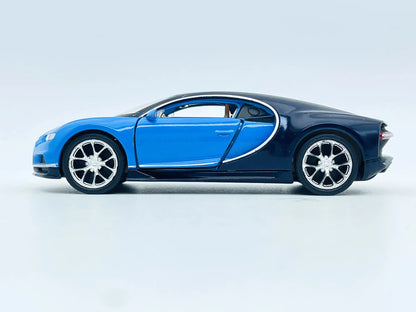 Bugatti Chiron, Welly, resoraki, die cast, 1:60 – zdjęcie 3