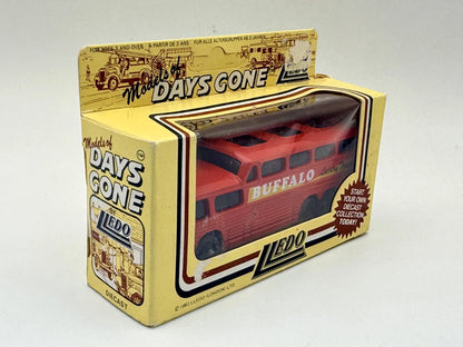BUFFALO Days Gone Lledo 1987 Czerwony 1:64 Made in England – zdjęcie 3