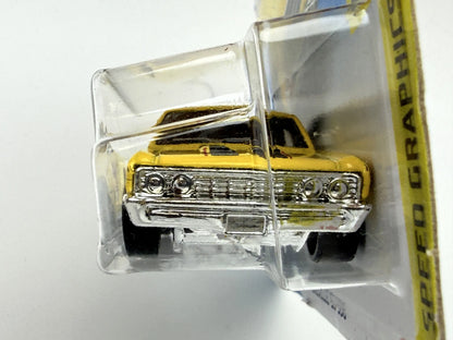 '67 CHEVELLE SS 396, Hot Wheels 2021, Die cast GTC34M521, Żółty, 1:64 – zdjęcie 3