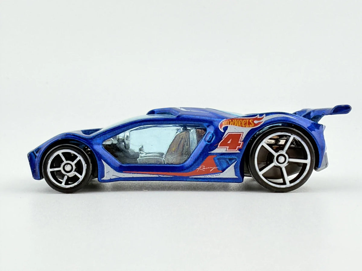 IMPAVIDO 1TM, Hot Wheels, Die cast 1185 MJ I NL, Niebieski, 1:64, Resoraki – zdjęcie 3