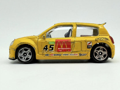 Renault Clio Trophy Bburago Żółty 1:43 Made in Włochy – zdjęcie 3