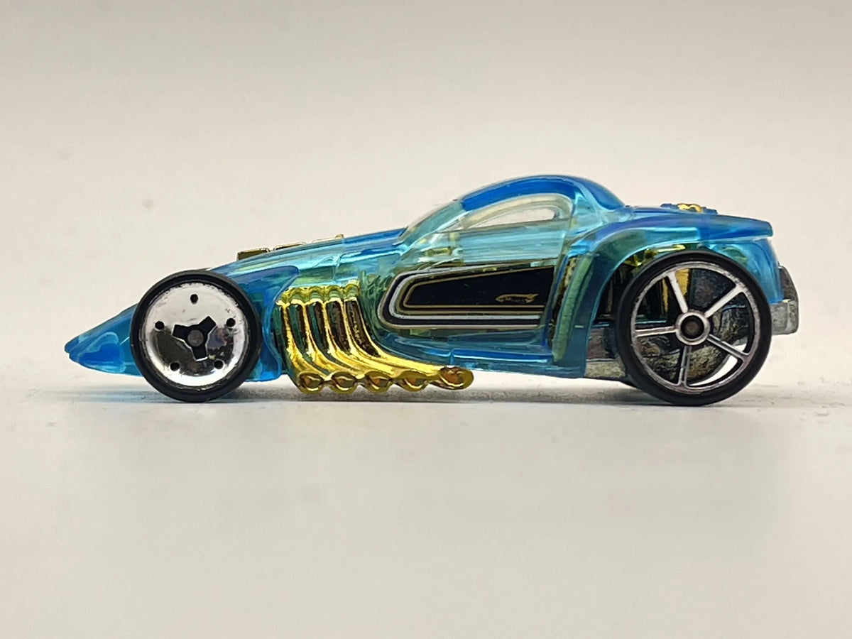 BURT-ESQUE, Hot Wheels 2010, Resoraki, Die cast C21, Przeźroczysty, 1:64 – zdjęcie 3
