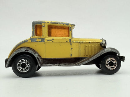 MODEL A FORD, Matchbox 1979, Made in England, Resoraki Die cast, Żółty 1:64 – zdjęcie 3