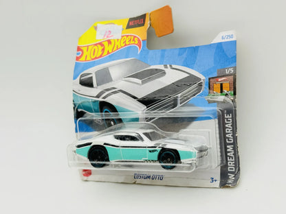 Custom Otto Hot Wheels 2024 HW Dream Garage 1:64 Blister Biały – zdjęcie 3