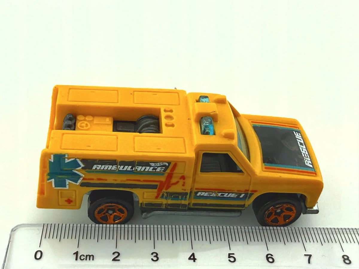 Hw Rapid Responder Hot Wheels Żółty 1:64 – zdjęcie 3