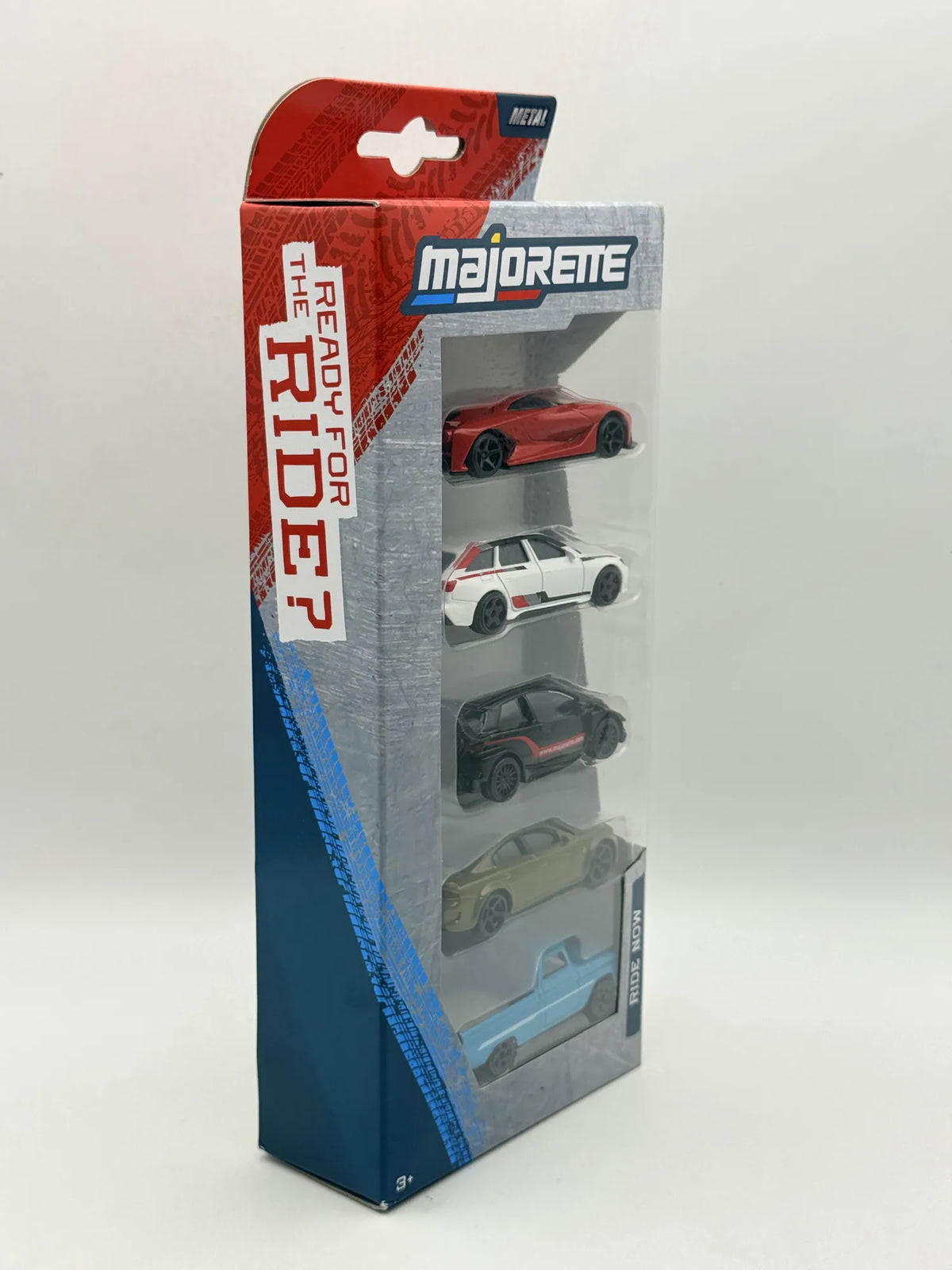 5 Pak Ride Now Majorette 1:64 Samochód osobowy 5 pack Ready for ride? – zdjęcie 3