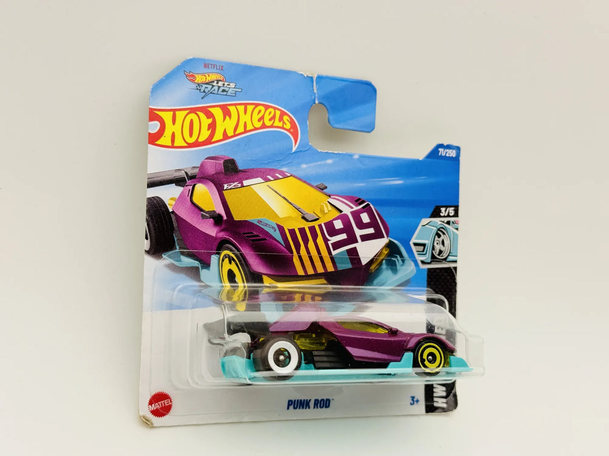 Punk Rod Hot Wheels 2025 HW Modified 1:64 99 Blister Fioletowy – zdjęcie 3