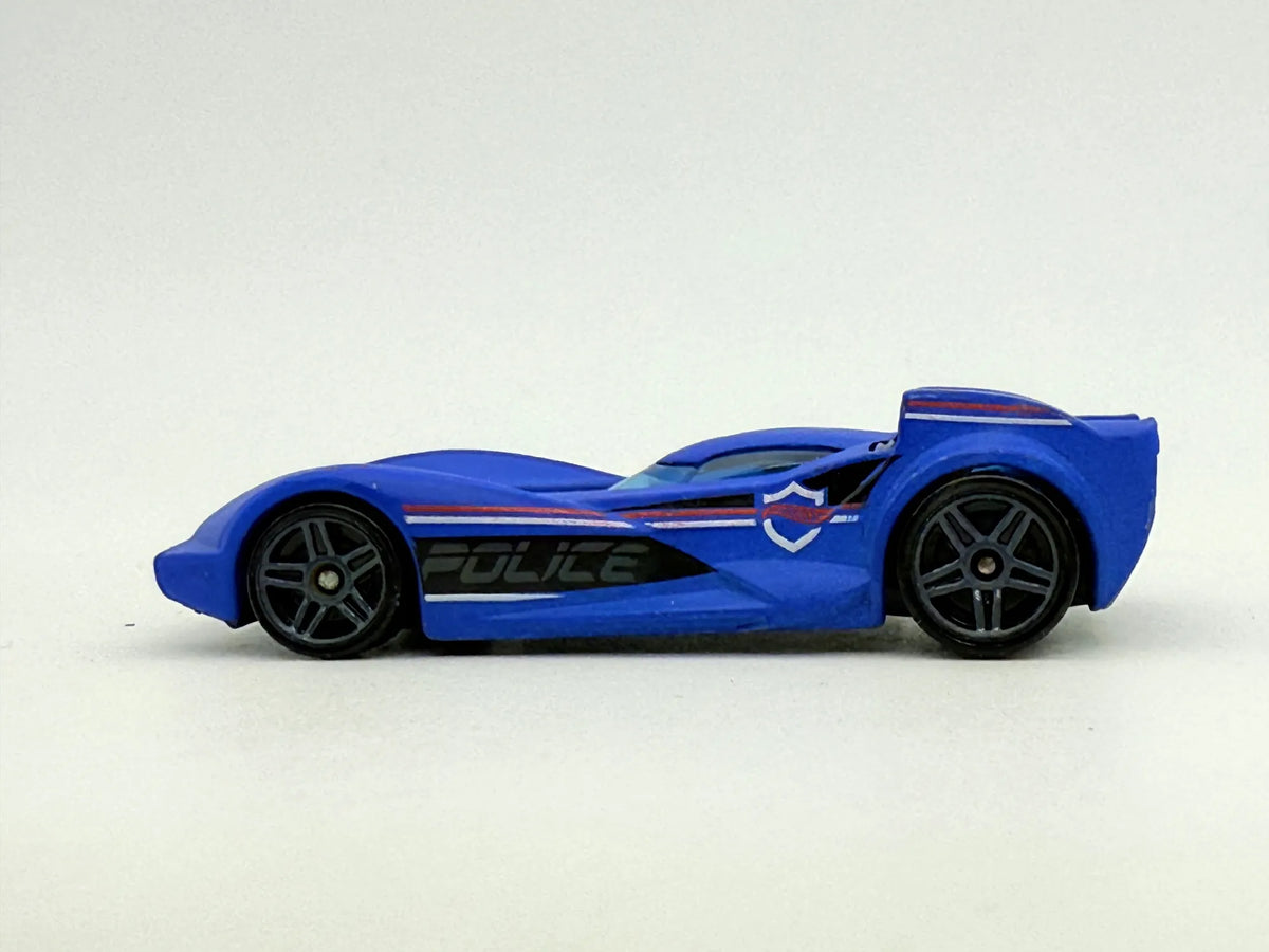 Scoopa Di Fuego, Hot Wheels 2009, Police Policja, die cast, niebieski, 1:64 – zdjęcie 3