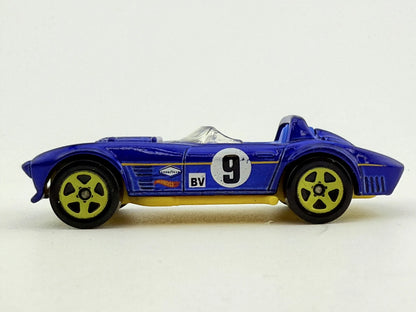 Corvette Hot Wheels Niebieski 1:64 Made in Malysh – zdjęcie 3
