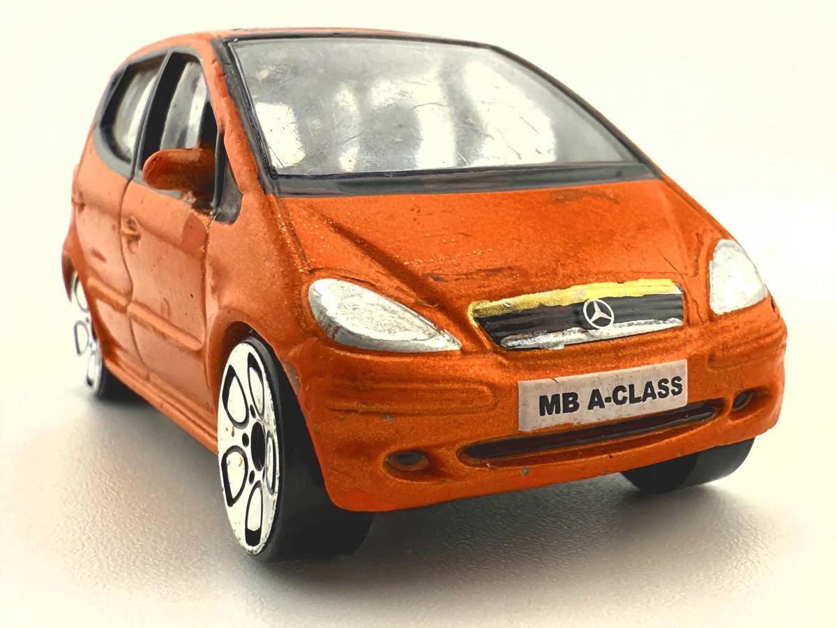 MERCEDES-BENZ A-CLASS, Realtoy, Resoraki, Die cast 110216, Pomarańczowy – zdjęcie 3
