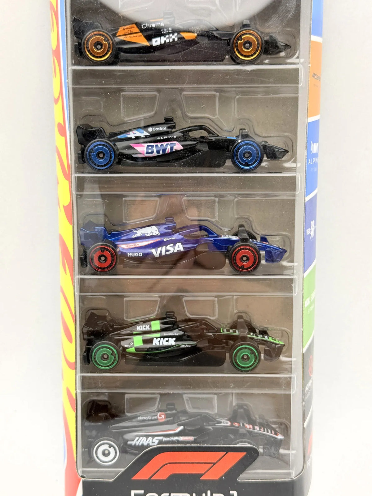 Formula 1 5 Pack 2024 Formula 1 Collection Hot Wheels 2024 1:64 – zdjęcie 3