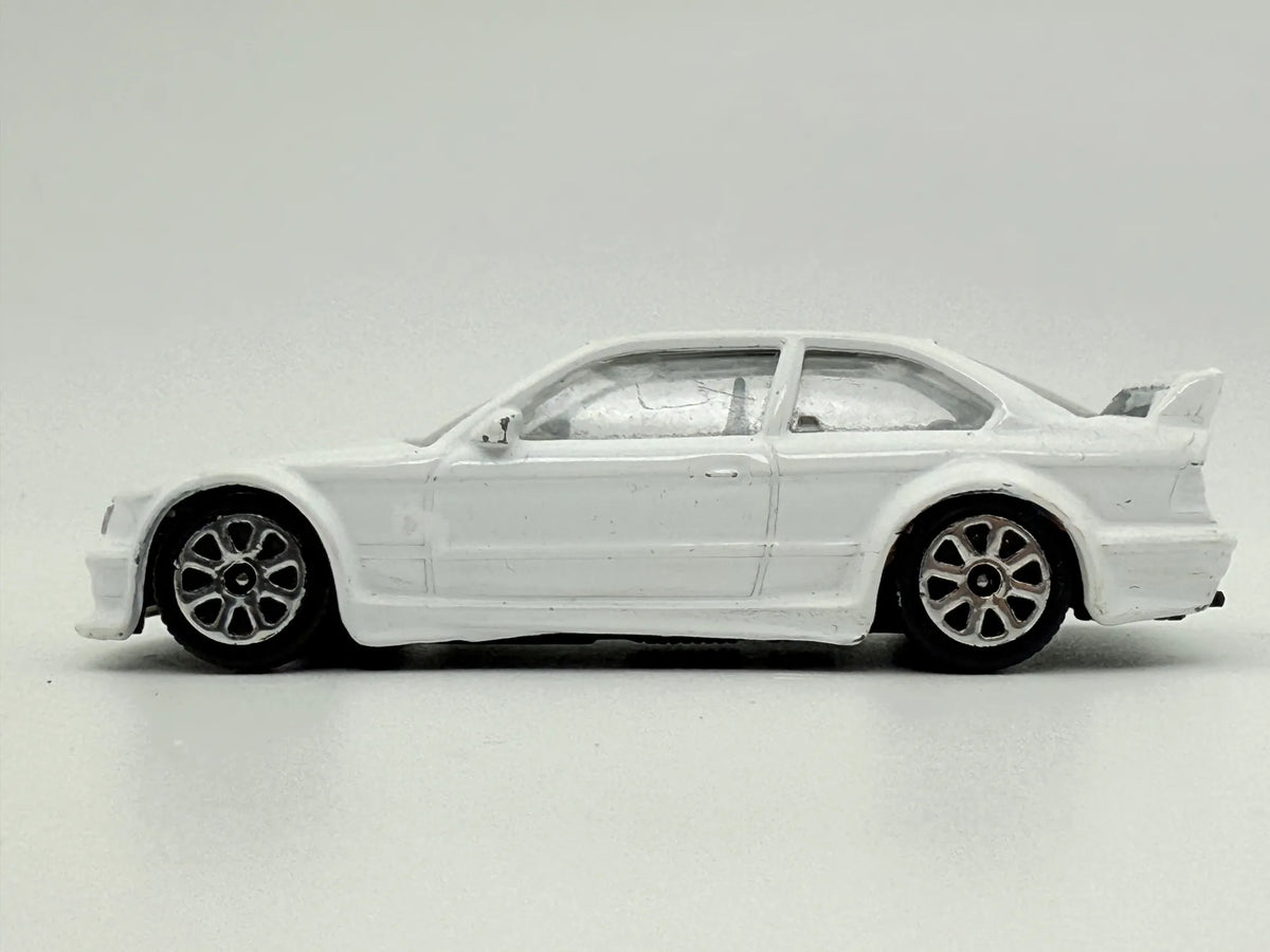 BMW M3, Bburago, Resoraki, die cast, 1:43, BIAŁY – zdjęcie 3