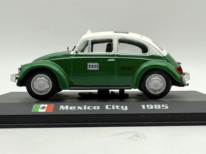 VOLKSWAGEN BEETLE TAXI MEXICO CITY 1985, AmerCom 1985 Zielony 1:43 Resoraki – zdjęcie 3
