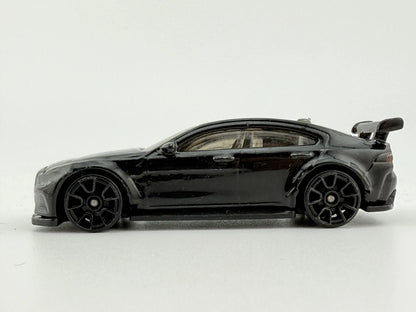 JAGUAR XE SV PROJECT 8, Hot Wheels 2018, Die cast FY840, Czarny, 1:64 – zdjęcie 3