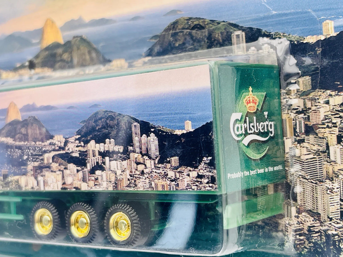 Scania Hümmer 1:87 Ciężarówka Promocyjna Carlsberg Blister Zielony – zdjęcie 3