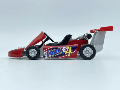 GOKART, Power Speed Kart Club 4, Welly, Resoraki, No.2670, Czerwony, 1:18 – zdjęcie 3