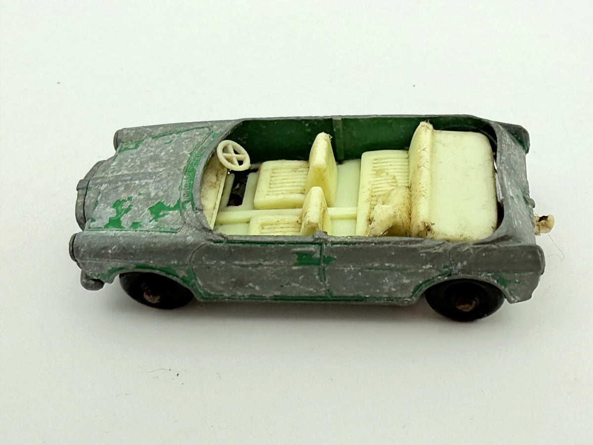 Convertible Matchbox Zielono-Szara 1:60 Made in Anglia – zdjęcie 3