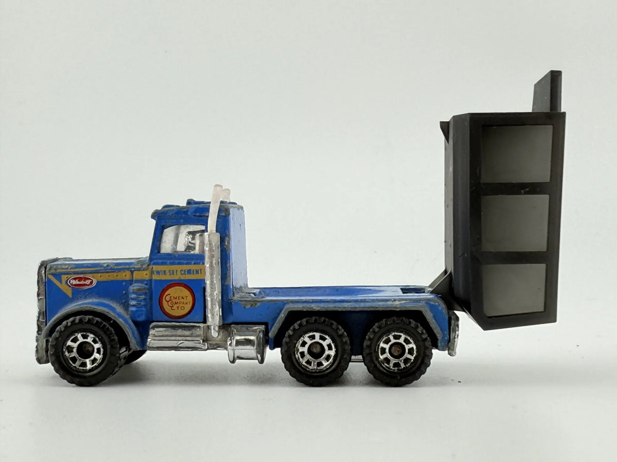 PETERBILT, Matchbox 1981, Resoraki, Die cast L80, Niebieski, 1:87 – zdjęcie 3