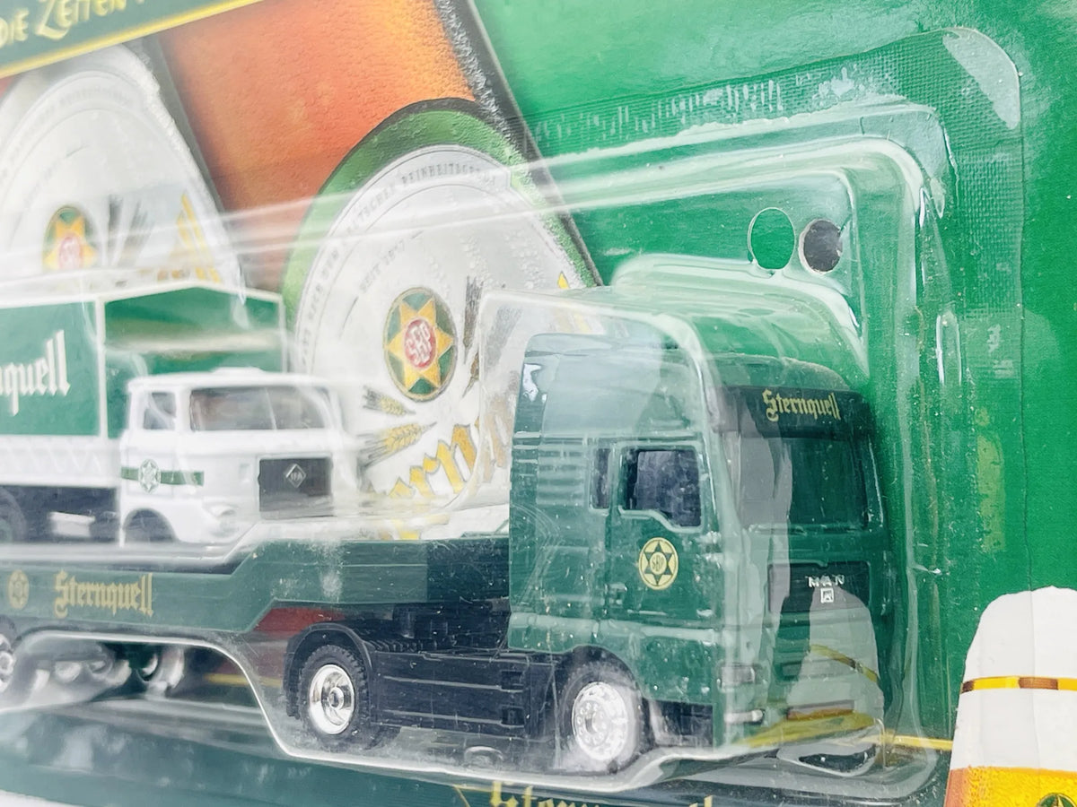 MAN & IFA W50L TRUCK Grell 1:87 Sternquell Blister Zielony Promocyjny – zdjęcie 3