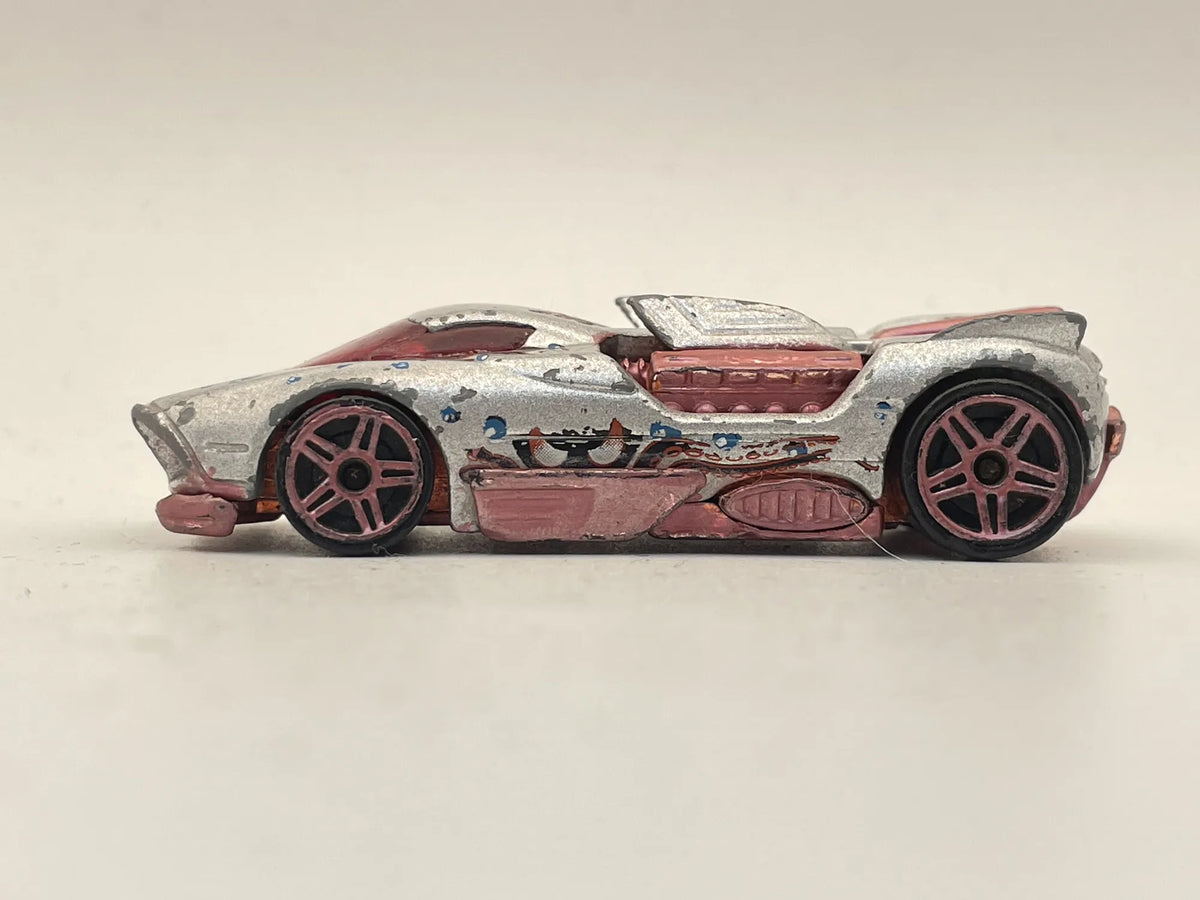 MAELSTROM, Hot Wheels 2000, Die cast, Srebrny, 1:64, Resoraki – zdjęcie 3