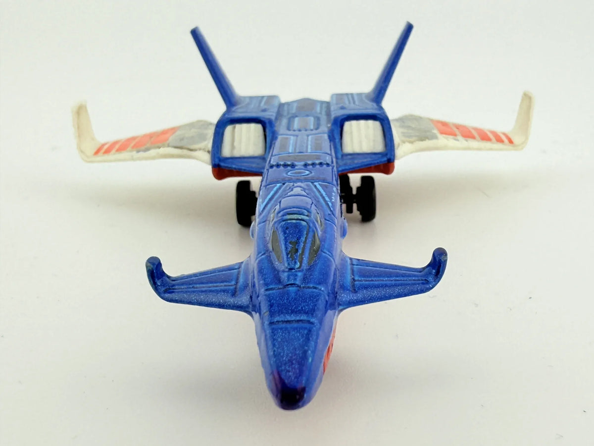 SKY BUSTERS TWIN BLAST, Matchbox 2011, Die cast W5318, Niebieski, 1:64 – zdjęcie 3