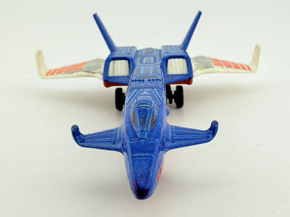 SKY BUSTERS TWIN BLAST, Matchbox 2011, Die cast W5318, Niebieski, 1:64 – zdjęcie 3