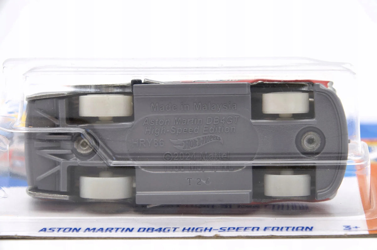ASTON MARTIN DB4 GT Muscle Mania Hot Wheels 2024 Srebrny 1:64 ZAMAC – zdjęcie 3