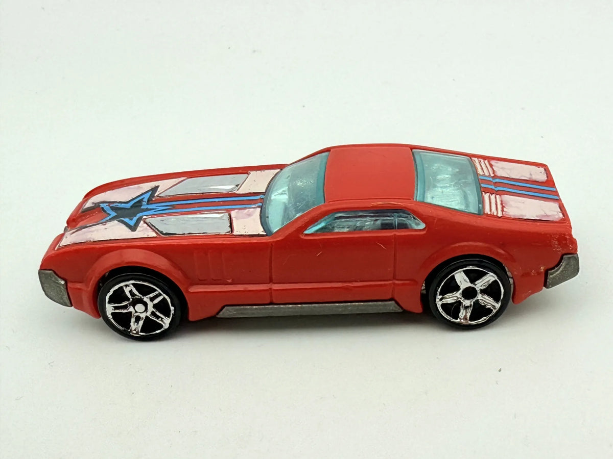 Ccm Country Club Muscle Hot Wheels Czerwony 1:64 – zdjęcie 3