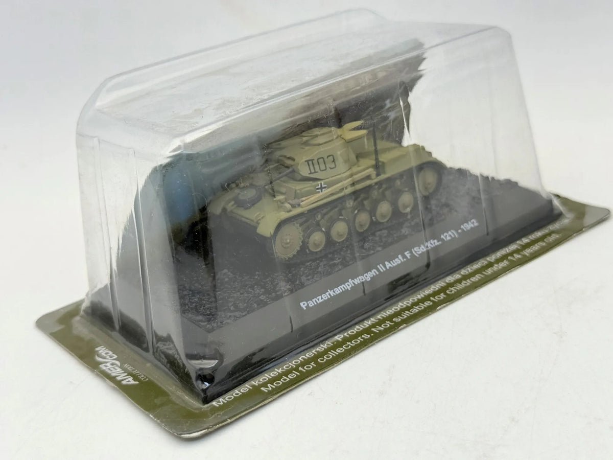 Czołg Panzerkampfwagen Ii Ausf. F Sd.Kfz. 121 - 1942 AmerCom Oliwkowy 1:72 – zdjęcie 3