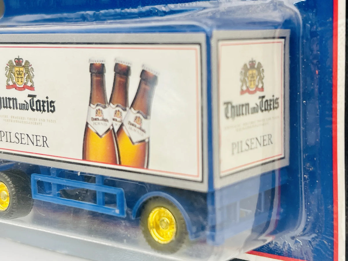 Mercedes-Benz Actros Hümmer 1:87 Niebieski Blister Thurn und Taxis Pilsener – zdjęcie 3