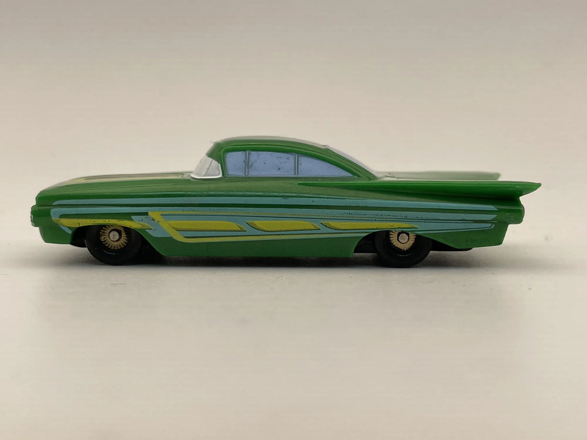 LOWRIDER, CHEVROLET IMPALA, Disney/Pixar, Resoraki, Die cast, Zielony, 1:64 – zdjęcie 3