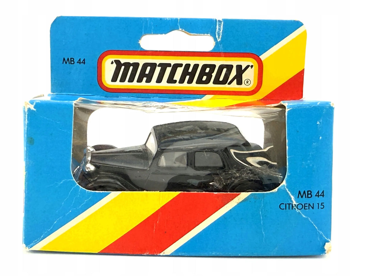 CITROEN 15, Matchbox, Made in England, Die cast Mb 44, Czarny, 1:64 – zdjęcie 3
