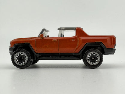 GMC HUMMER EV, Hot Wheels 2021, Die cast HCT03, Pomarańczowy 1:64, Resoraki – zdjęcie 3