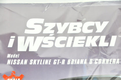 NISSAN SKYLINE GT-R, Deagostini, Resoraki, Die cast, Srebrny, 1:8 – zdjęcie 3
