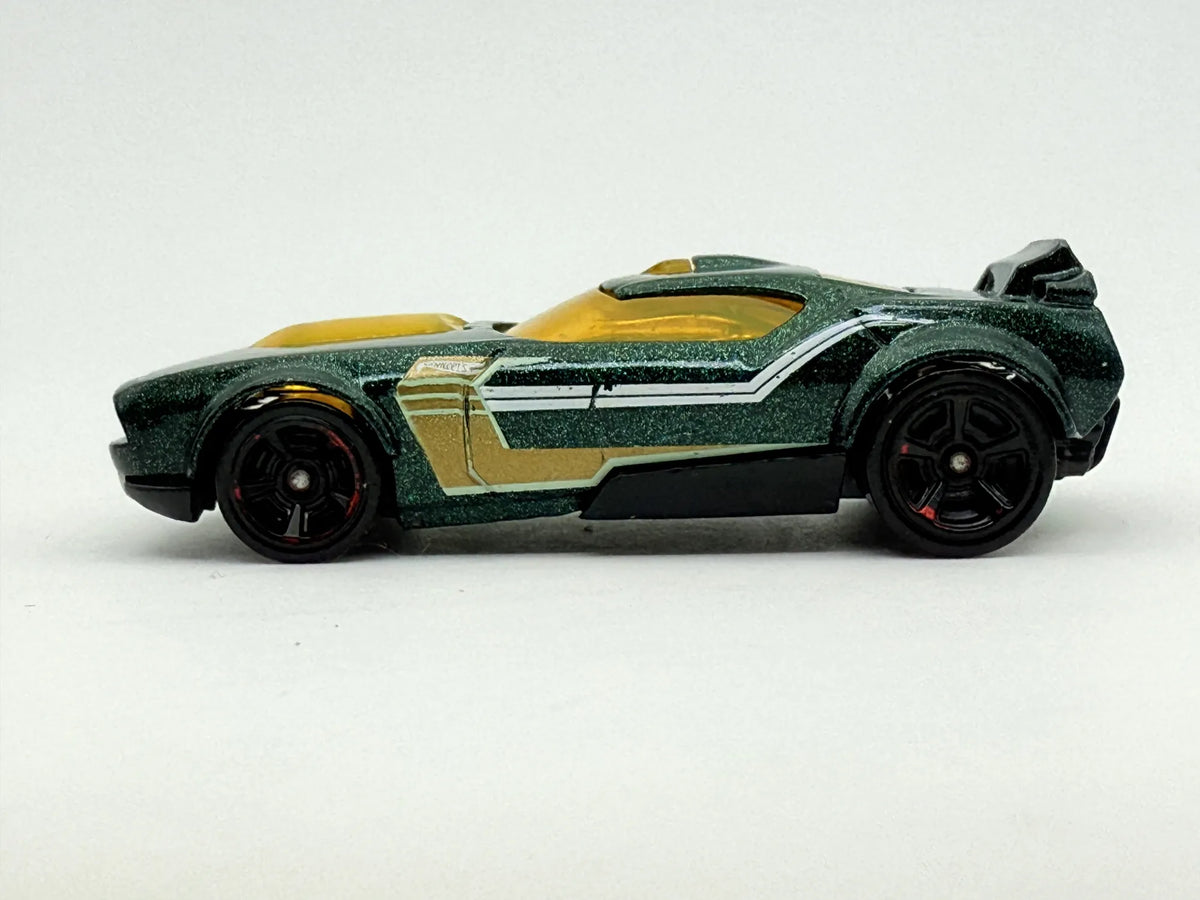 Fast Fish Hot Wheels Ciemnozielony 1:64 – zdjęcie 3