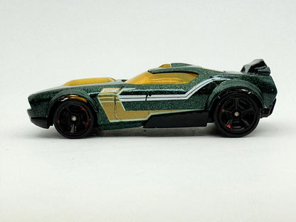 Fast Fish Hot Wheels Ciemnozielony 1:64 – zdjęcie 3