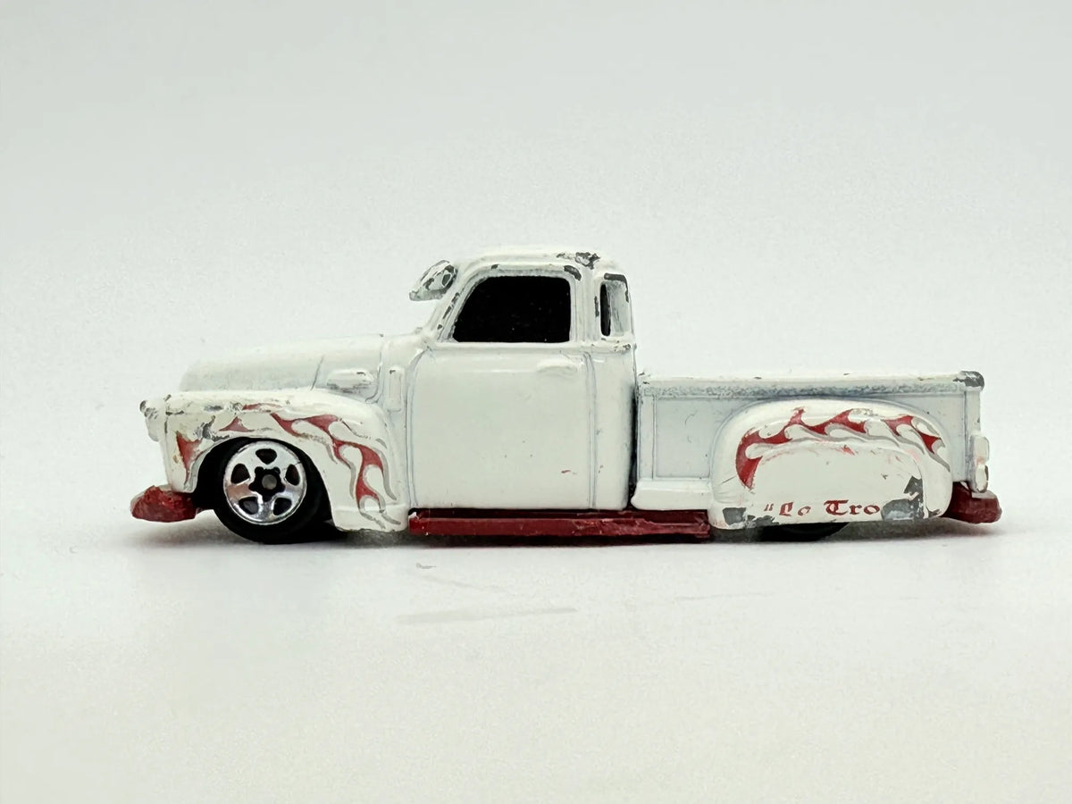 La Troca Hot Wheels Biały 1:64 – zdjęcie 3