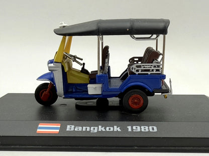 TUK TUK TAXI BANGKOK 1980, AmerCom, Die cast, Niebieski, 1:43, Resoraki – zdjęcie 3