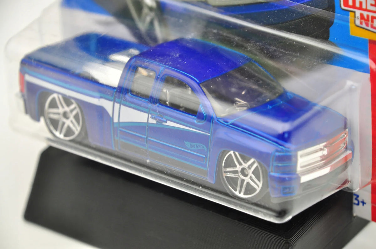 Chevrolet Silverado Niebieski 1:64 – zdjęcie 3
