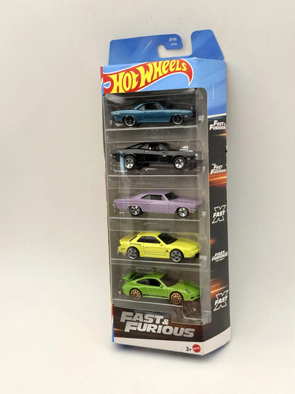 Fast & Furious 5 Pack Hot Wheels 2025 Wielokolorowy 1:64 – zdjęcie 3