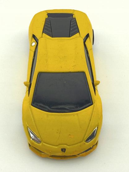 Lamborghini Huracan Lp 610-4 Matchbox Żółty 1:64 – zdjęcie 3