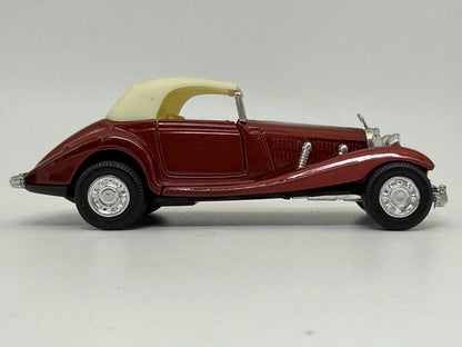 MERCEDES-BENZ 500K CABRIOLET, Yatming, Die cast NO.8502, Bordowy, 1:43 – zdjęcie 3