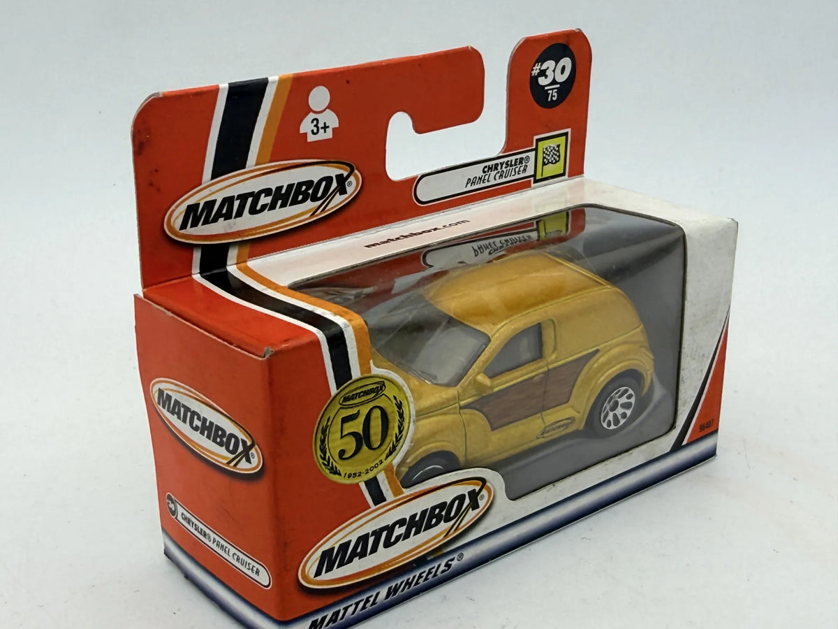 CHRYSLER PANEL CRUISER Cool Concepts Matchbox 2002 Złoty 1:64 – zdjęcie 3
